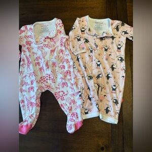 Magnetic Me Pink and White Kids Onesies